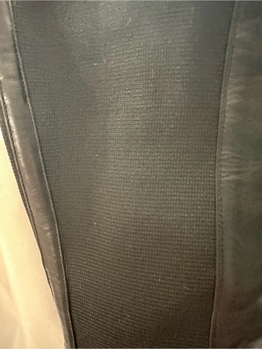 YSL Yves Saint Laurent Black Leather Tall Boots Italy